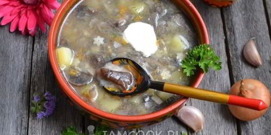 Суп из подберезовиков