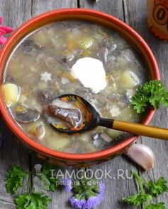 Суп из подберезовиков