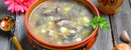 суп из подберезовиков. Шаг 13