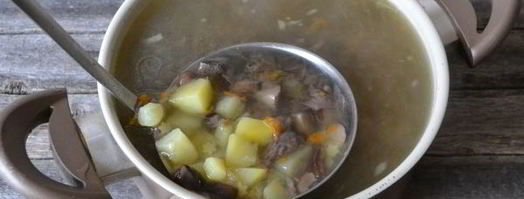 суп из подберезовиков. Шаг 11