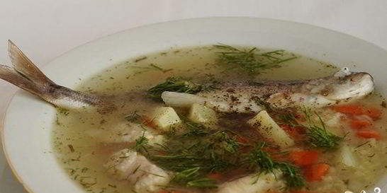 Суп из речной рыбы