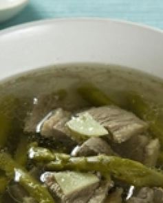 Суп из утки со спаржей