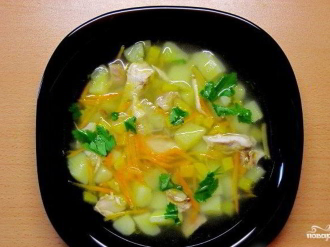 Рецепт супа картофельного с курицей
