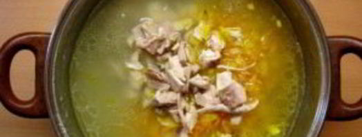 суп картофельный с курицей. Шаг 7