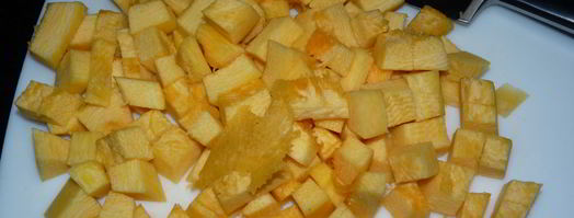 суп-крем из тыквы и лука-порея. Шаг 3