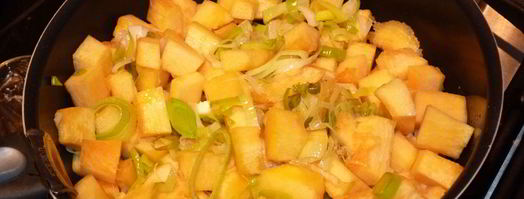 суп-крем из тыквы и лука-порея. Шаг 5