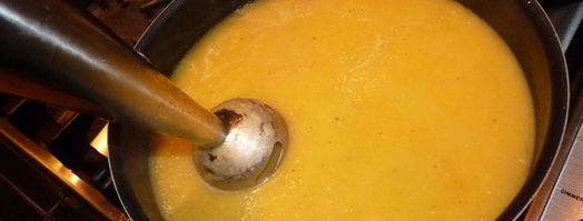 суп-крем из тыквы и лука-порея. Шаг 7