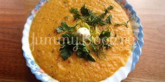 Ароматный овощной суп-пюре