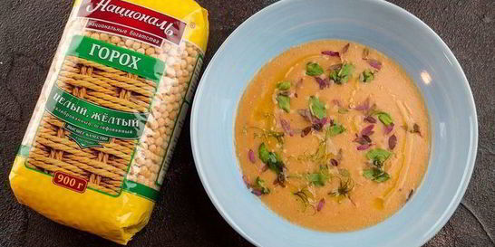 Диетический суп-пюре из гороха