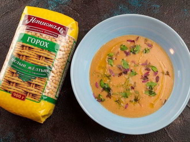 Рецепт диетического супа-пюре из гороха