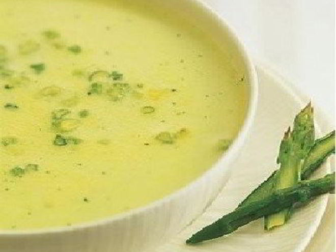 Рецепт французского супа-пюре из спаржи по-аржантейски