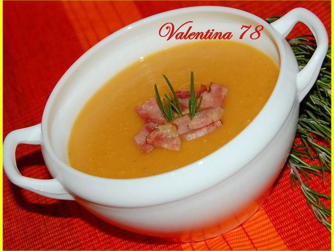 Рецепт горохова-тыквенного суп-пюре