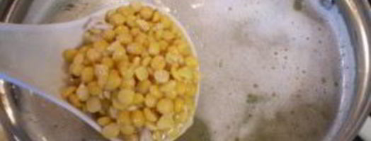 гороховый суп-пюре с гренками. Шаг 3