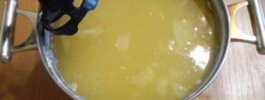 гороховый суп-пюре с гренками. Шаг 6