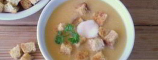 гороховый суп-пюре с гренками. Шаг 8