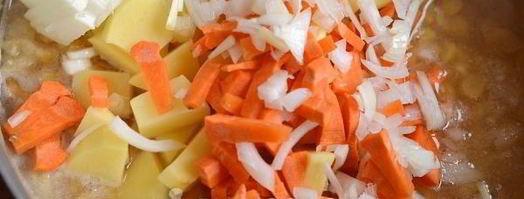 гороховый суп-пюре с картофелем. Шаг 6