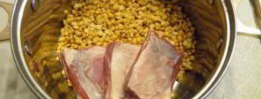 гороховый суп-пюре с мясом. Шаг 2