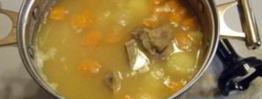 гороховый суп-пюре с мясом. Шаг 5