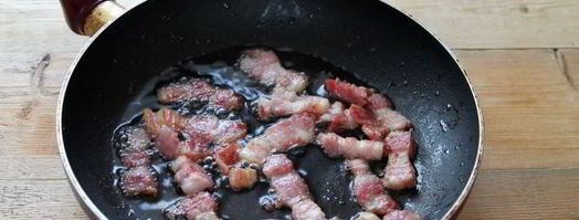 гороховый суп-пюре с варено-копченой грудинкой. Шаг 8