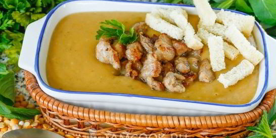 Гороховый суп-пюре в мультиварке