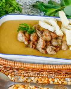 Гороховый суп-пюре в мультиварке