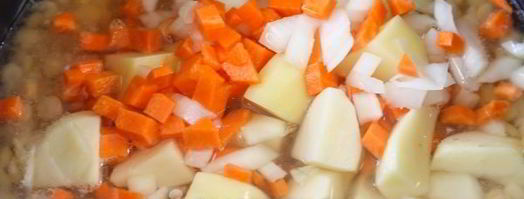 гороховый суп-пюре в мультиварке. Шаг 5