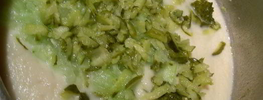 горячий суп-пюре с огурцами. Шаг 5