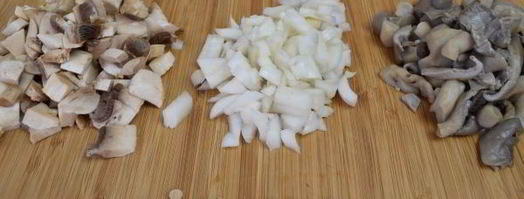 грибной суп пюре из шампиньонов и вешенок. Шаг 4