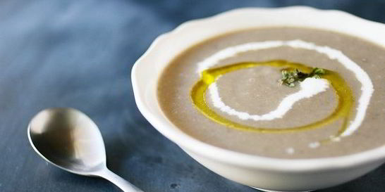 Грибной суп-пюре из сушеных грибов