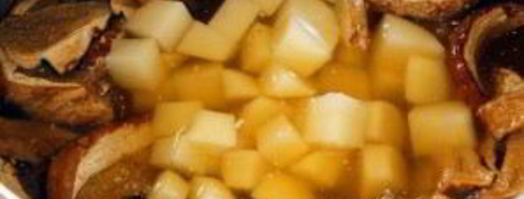 грибной суп-пюре из сушеных грибов. Шаг 5