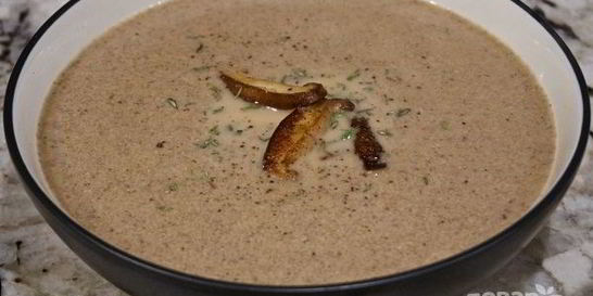 Грибной суп-пюре на сливках