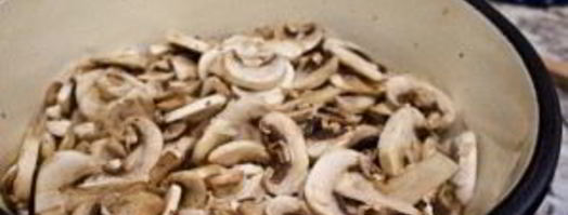 грибной суп-пюре на сливках. Шаг 2