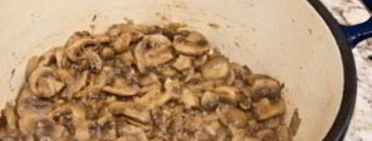 грибной суп-пюре на сливках. Шаг 3