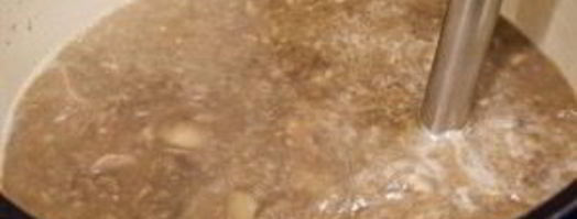 грибной суп-пюре на сливках. Шаг 5