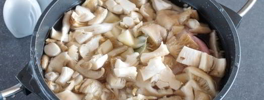 грибной суп-пюре с курицей. Шаг 5