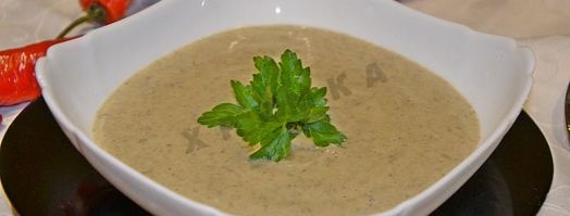 грибной суп пюре в мультиварке из шампиньонов. Шаг 14