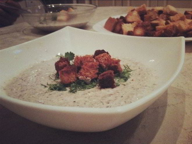 Рецепт грибного супа-пюре