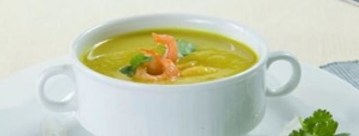 картофельный суп-пюре с креветками. Шаг 6