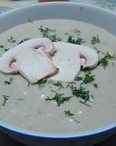 Картофельный суп-пюре с шампиньонами