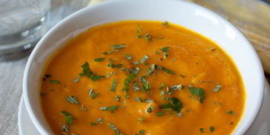 Холодный морковный суп-пюре