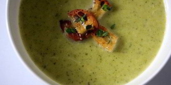 Куриный суп-пюре с брокколи