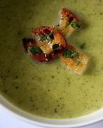 Куриный суп-пюре с брокколи