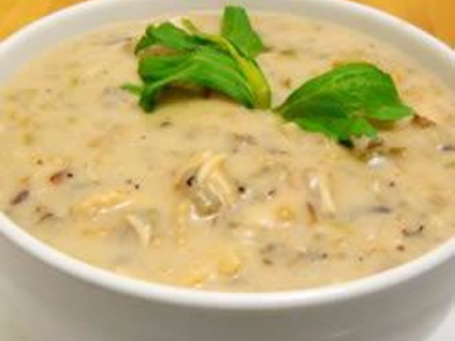 Рецепт куриного супа-пюре с диким рисом