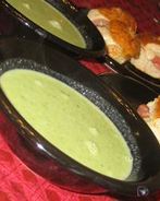 Куриный суп-пюре со шпинатом