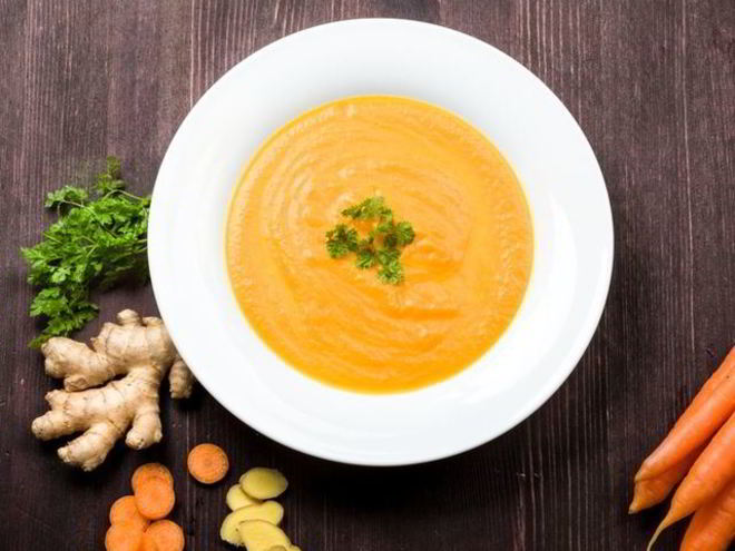 Рецепт морковного супа-пюре с имбирем