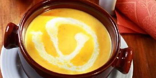 Морковный суп-пюре с яблоками