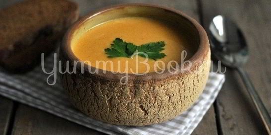 Морковный суп-пюре со сливками