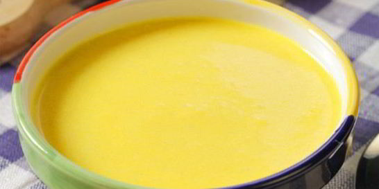 Овощной суп-пюре с сыром