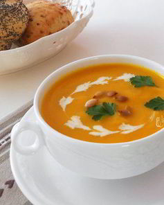 Пряный суп-пюре из тыквы