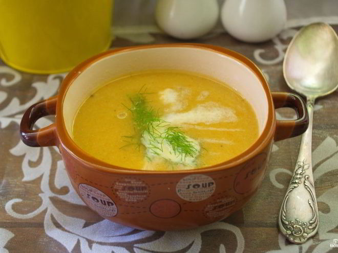 Рецепт рыбного супа-пюре со сливками